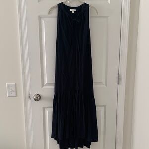 Prolong Black Sleeveless Summer maxi Dress lightweight